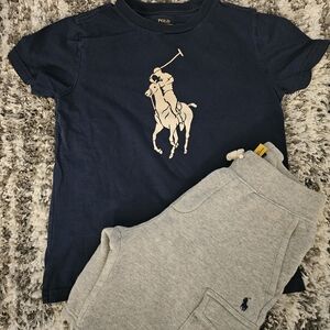 Polo by Ralph Lauren Kids Navy Tee with Logo
